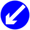 Road Sign Keep Left